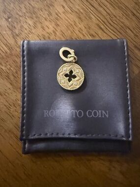 Roberto Coin 18k yellow gold Venetian Princess Diamond Pendant